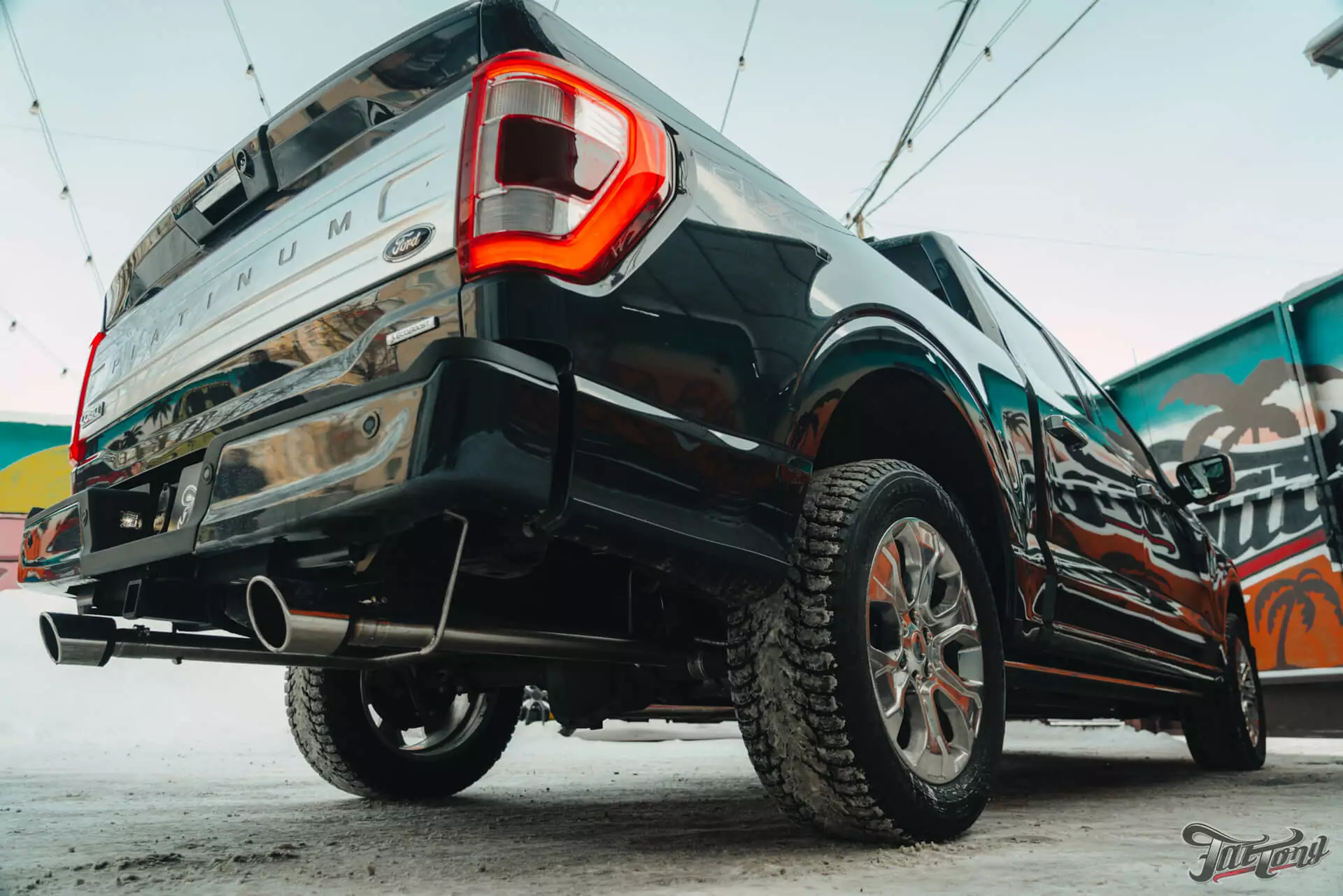 Ford F150. Установка выхлопной системы
